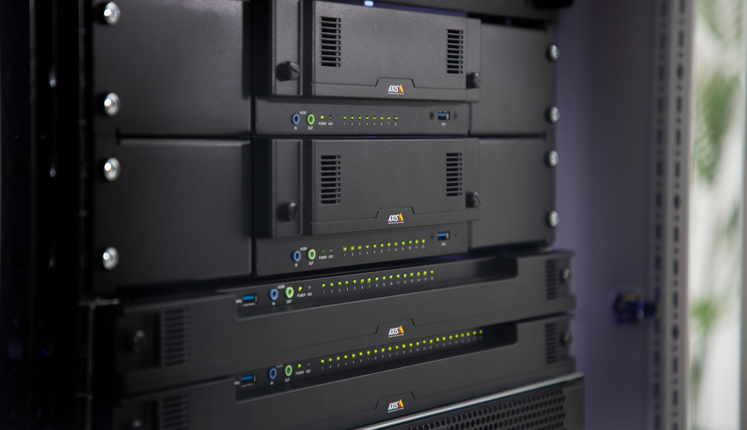 Video Camera System Rack CanDat Systems - AXIS Video Cameras - CCTV Certified Professional Sales ...