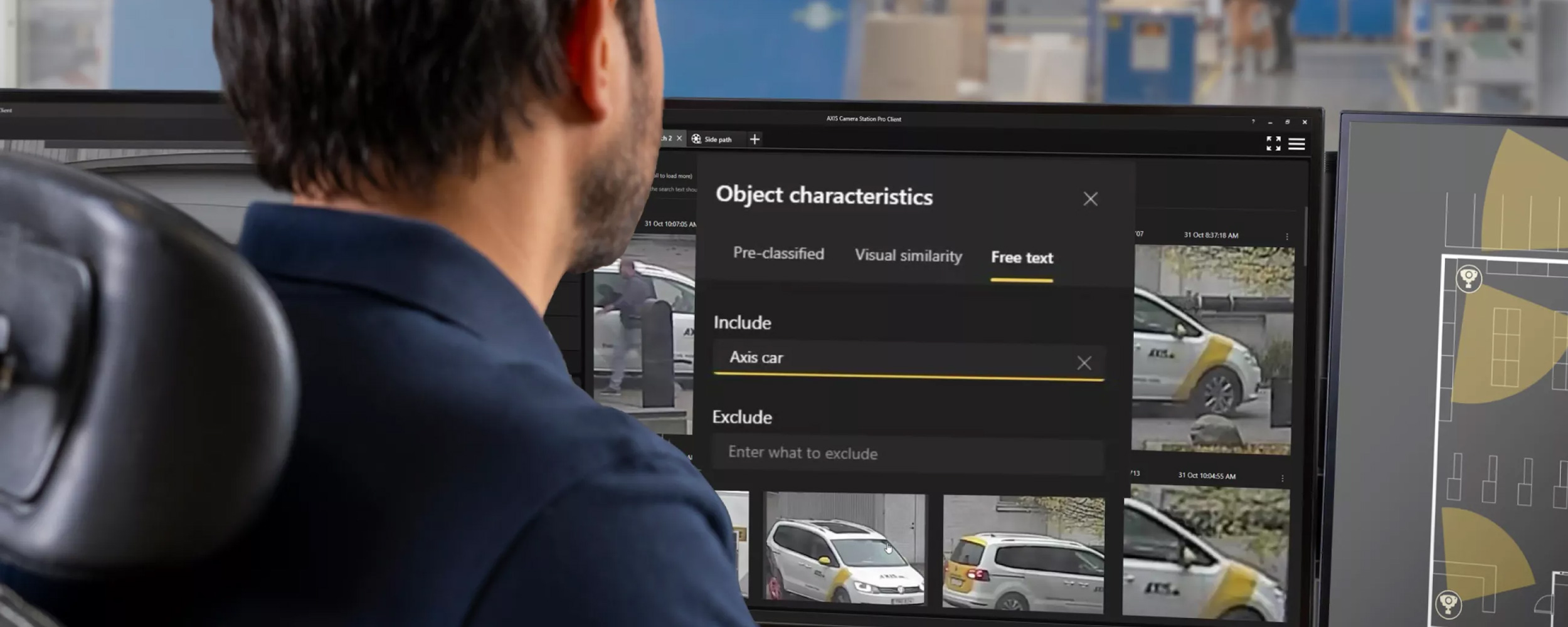 AXIS Camera Station Pro AI Powered Free Text Video Search