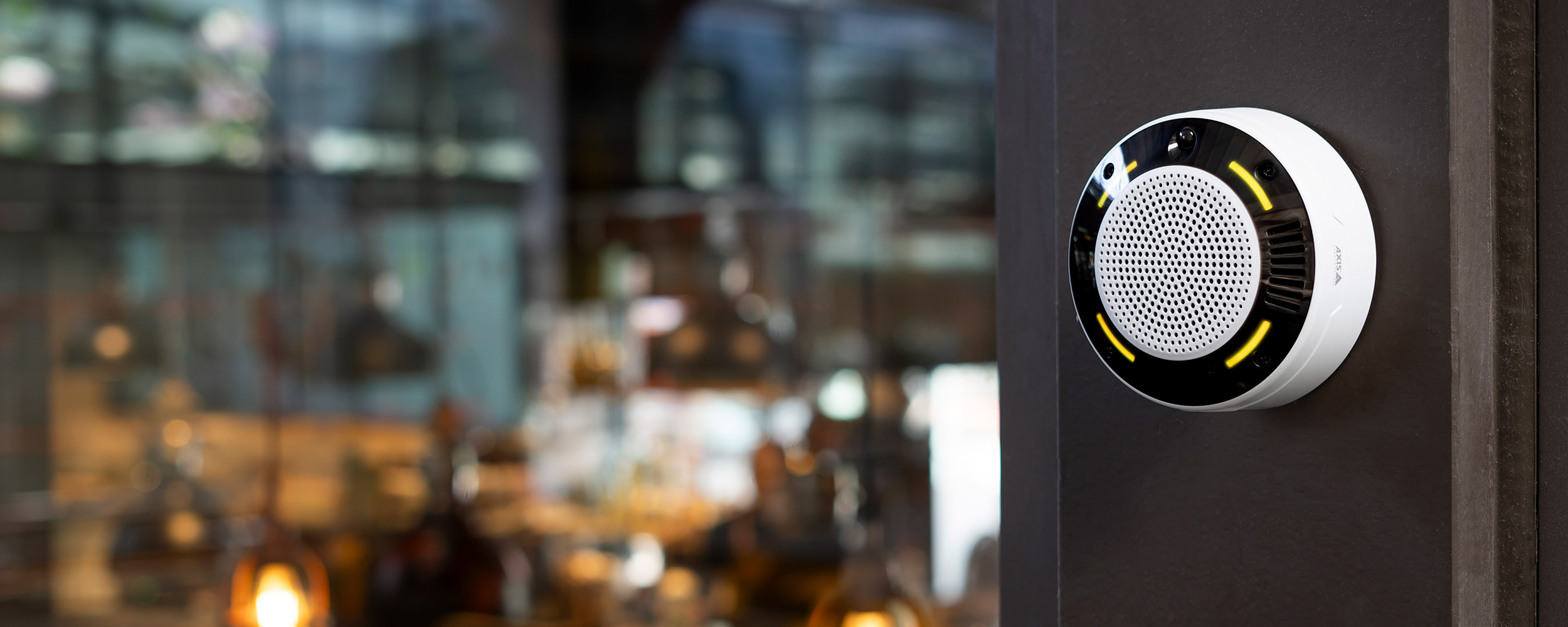 AXIS D6310 Network Device Yellow Wall Mount